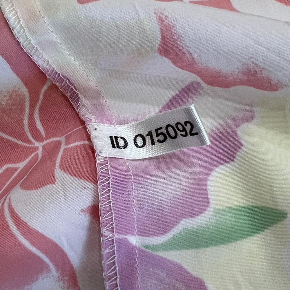 Victoria’s Secret Vintage Gold Label Floral Robe Ladder Lace Trim Belted M/L - Picture 10 of 12